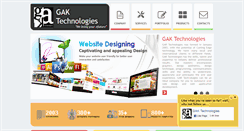Desktop Screenshot of gaktechnologies.com